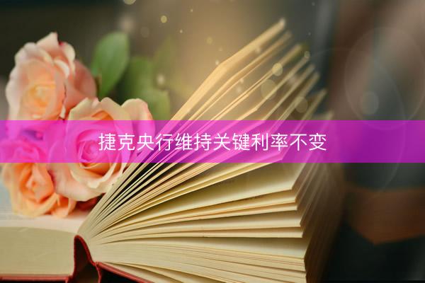 捷克央行维持关键利率不变