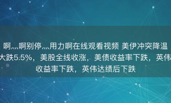 啊灬啊别停灬用力啊在线观看视频 美伊冲突降温，WTI原油大跌5.5%，美股全线收涨，美债收益率下跌，<a href=