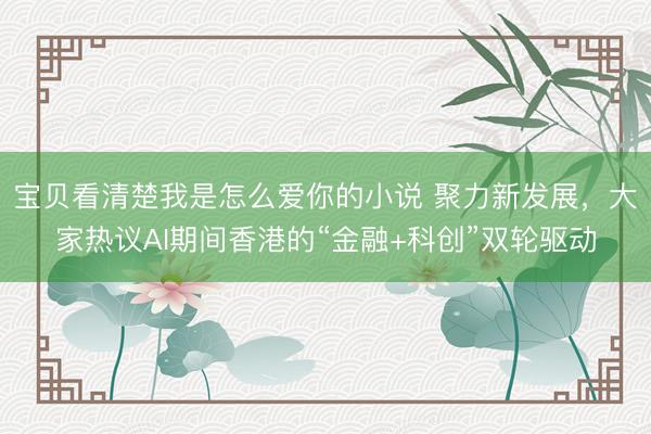 宝贝看清楚我是怎么爱你的小说 聚力新发展，大家热议AI期间香港的“金融+科创”双轮驱动